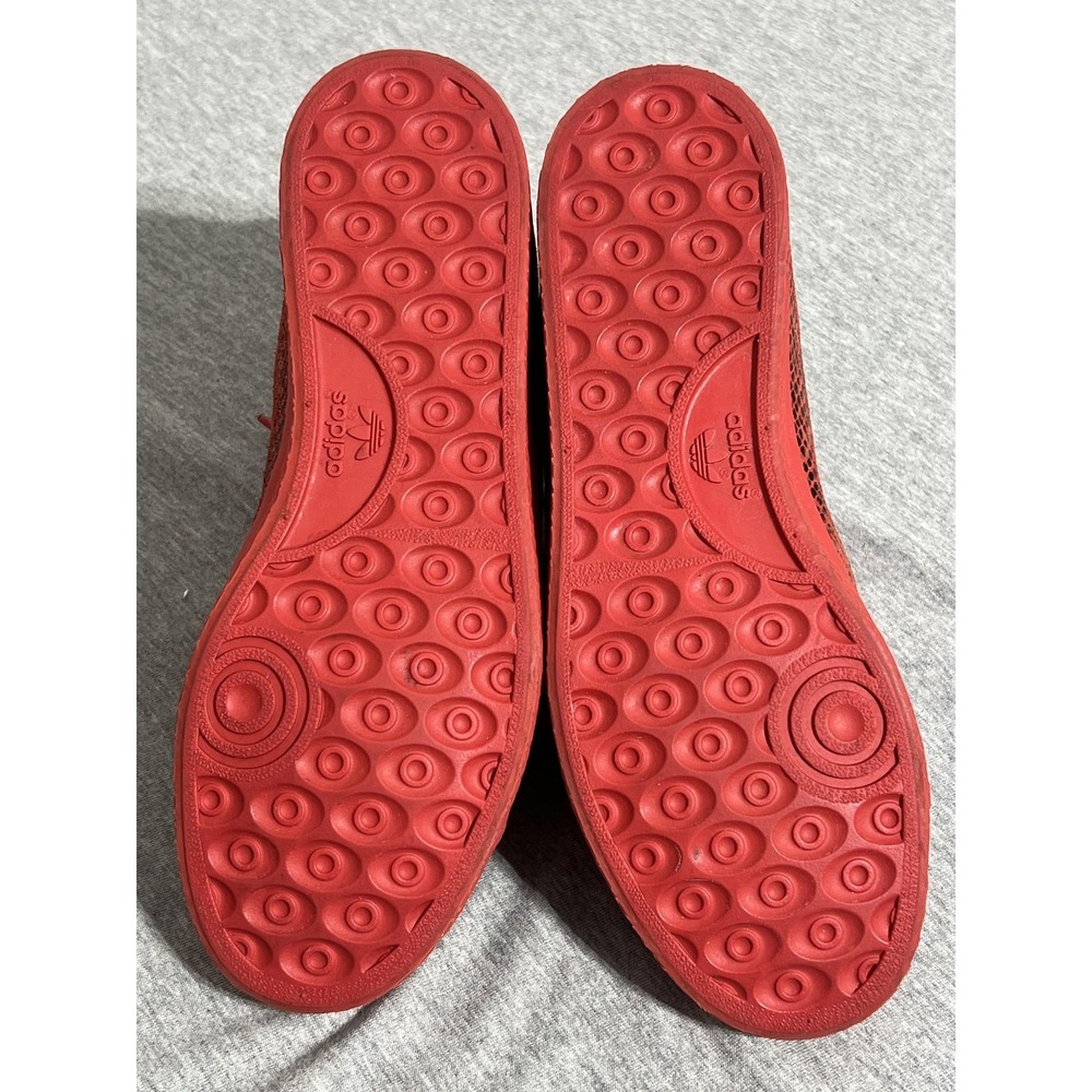Adidas Shoes Womens Size 7 Red Snake Print High Top Sneakers Honey Mid Wedge - Picture 11 of 13